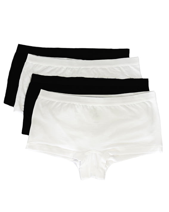 bamboo bliss black and white briefs no lacet