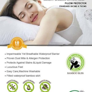 Bamboo Waterproof Pillow Protector