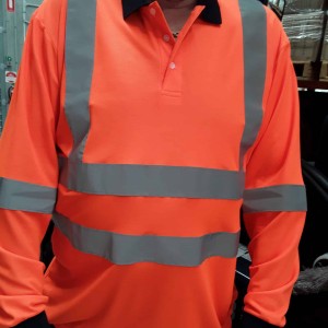 Men's Bamboo Long Sleeve Hi-Vis Shirts