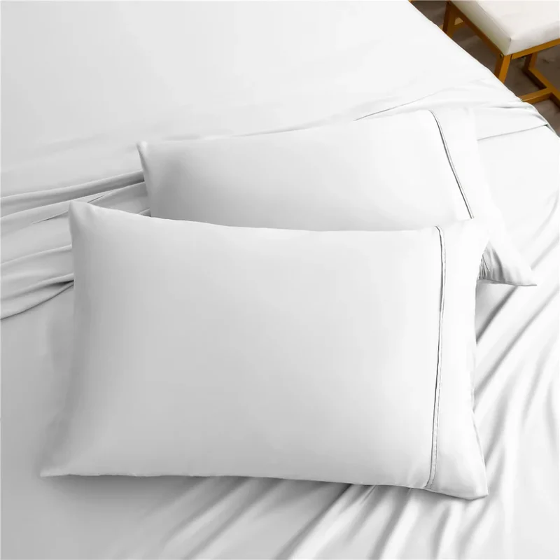 100% Premium Bamboo Luxurious Sateen Weave Pillowcase Sets - Image 2