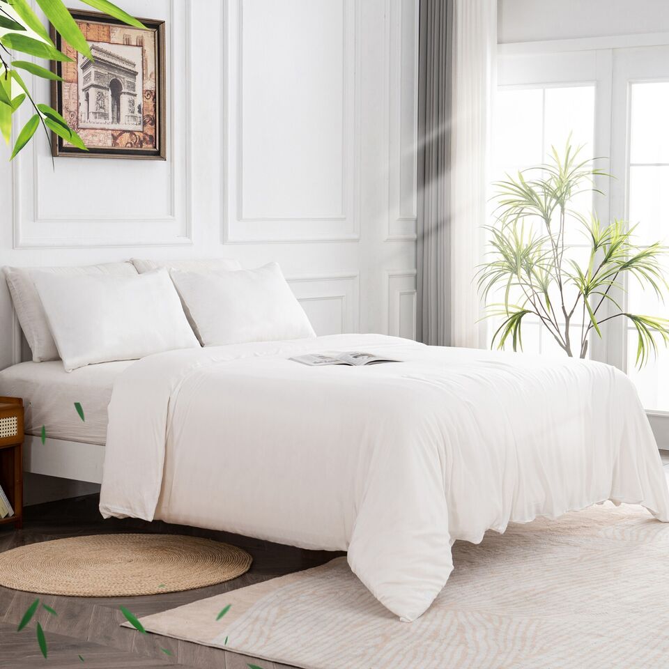 WHITE QUILT COVER SETS