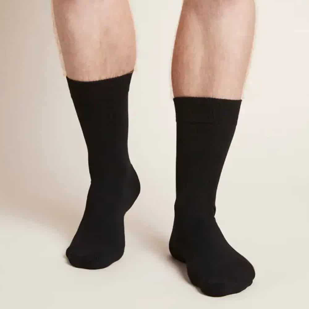 Men’s Bamboo Black Business Socks | 5 Pack