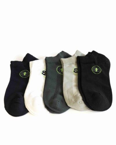 Men’s Bamboo No-Show Socks | 5 Pack