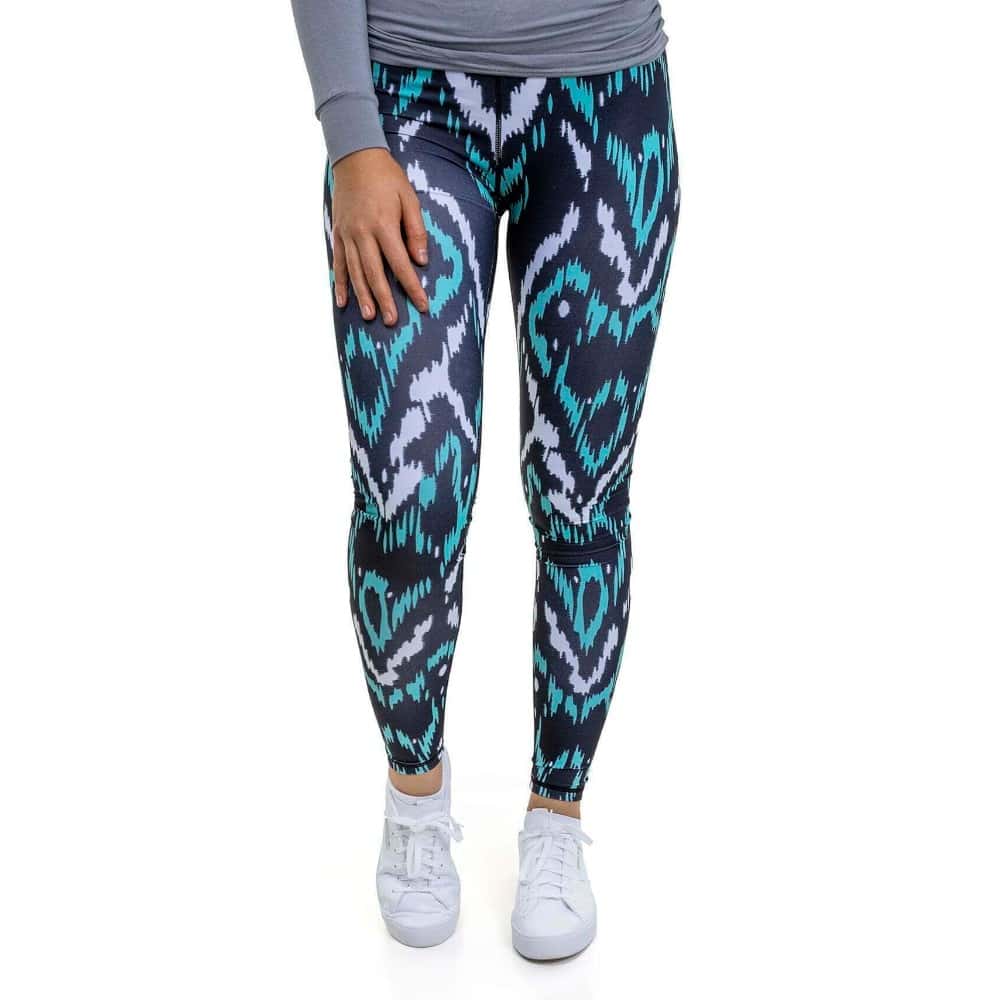 Women’s Bamboo Leggings – Zig Zag