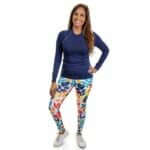 Women's Bamboo Leggings - Autumn Leaf