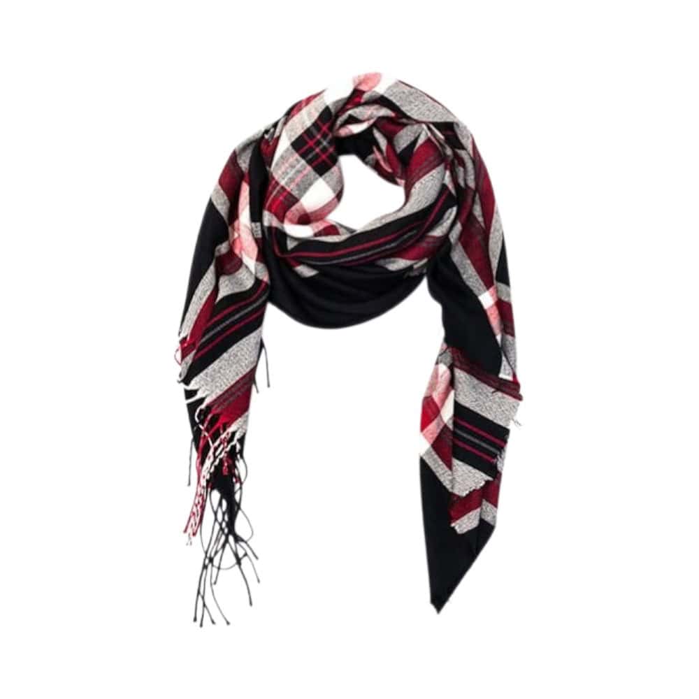100% Bamboo Unisex Tartan Plaid Scarf