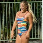 Women's Bamboo Multicoloured Swimsuit