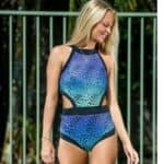 Women's Bamboo Leopard Print Swimsuit