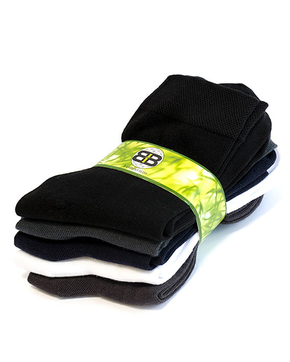 Men’s Bamboo Ankle Socks | 5 Pack